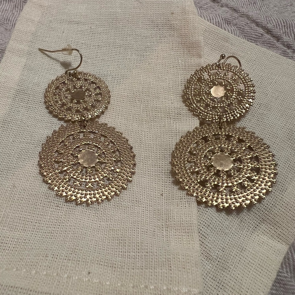 Boho Gold Dangle Earrings
